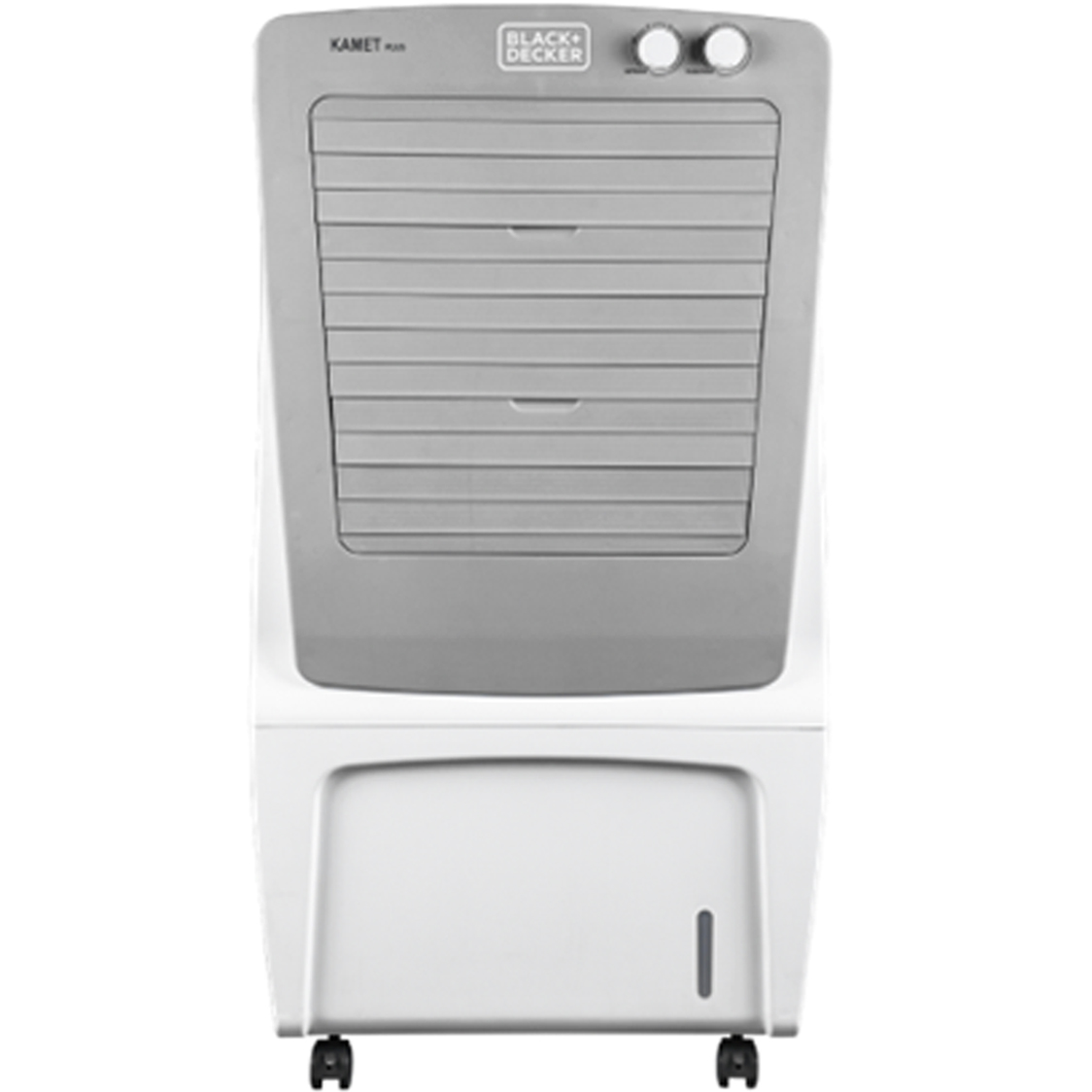 Black+Decker 85 Liter Desert Air Cooler (KAMET PLUS 85L-BXAC09085IN) model KAMET PLUS 85L-BXAC09085IN front view - GharOne Nepal